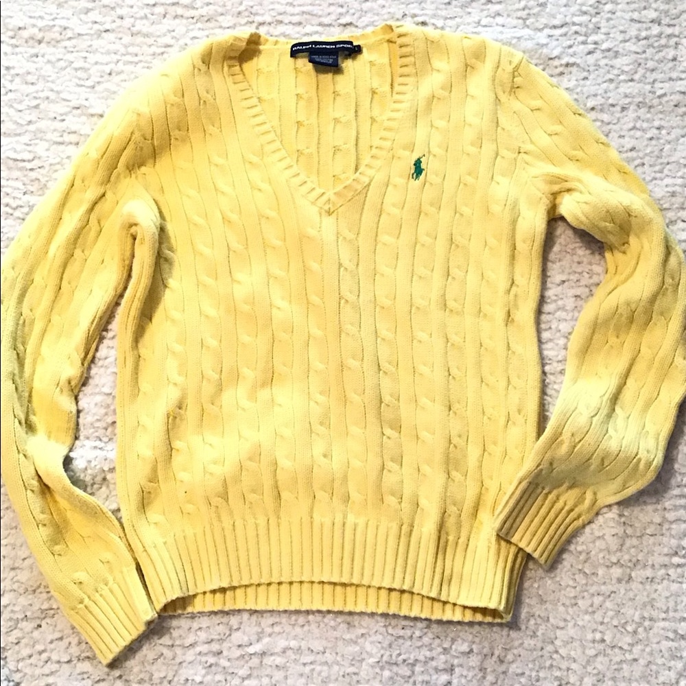 Ralph Lauren Sport cable knit sweater